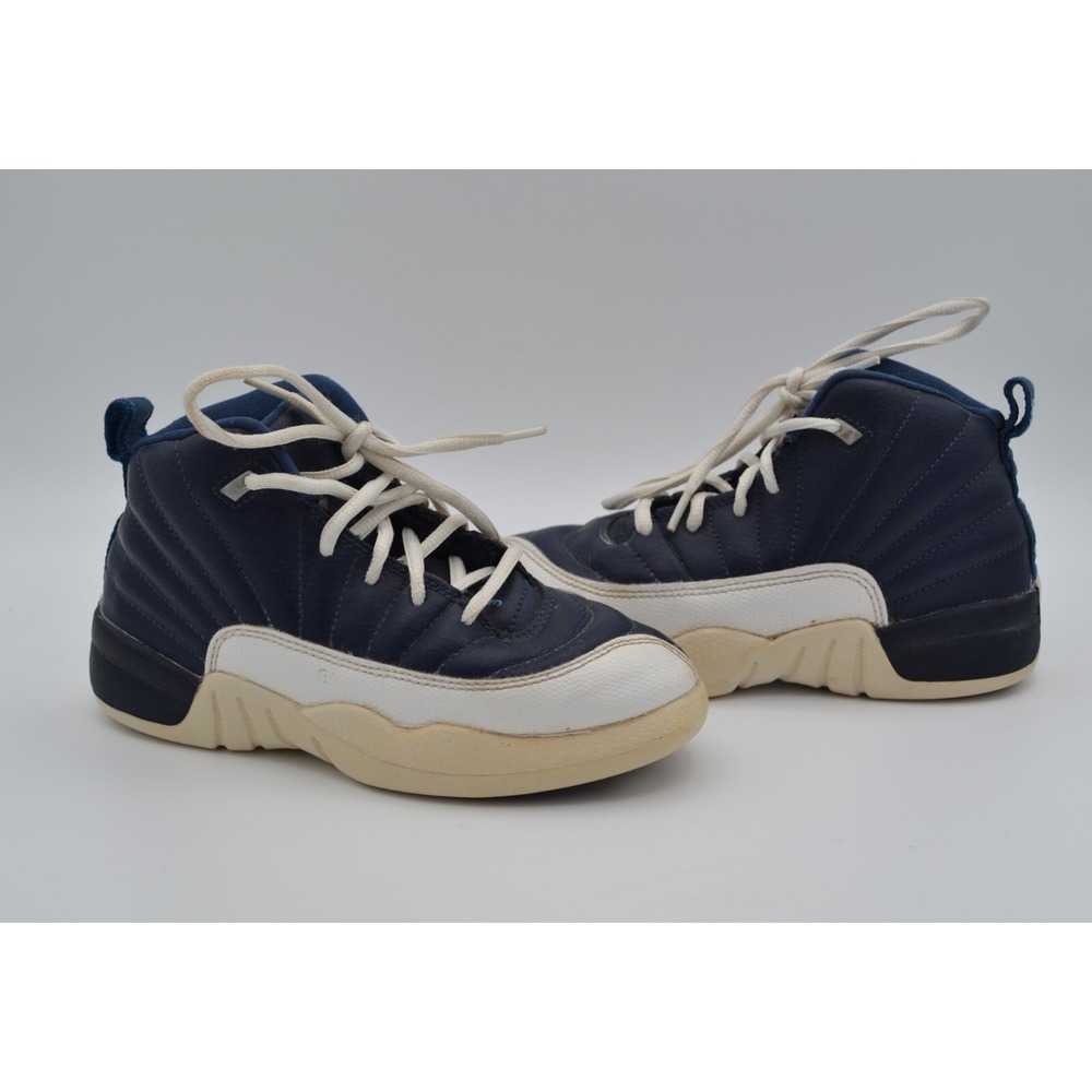Nike Air Jordan XII 12 Obsidian‎ Retro 2012 PS 151186-410 Size 12.5C Shoes
